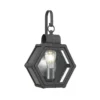 Aplique de exterior Heath ancho 26,7cm negro