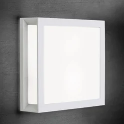 Aplique de exterior Henry, blanco
