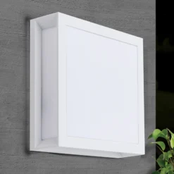 Aplique de exterior Henry, blanco