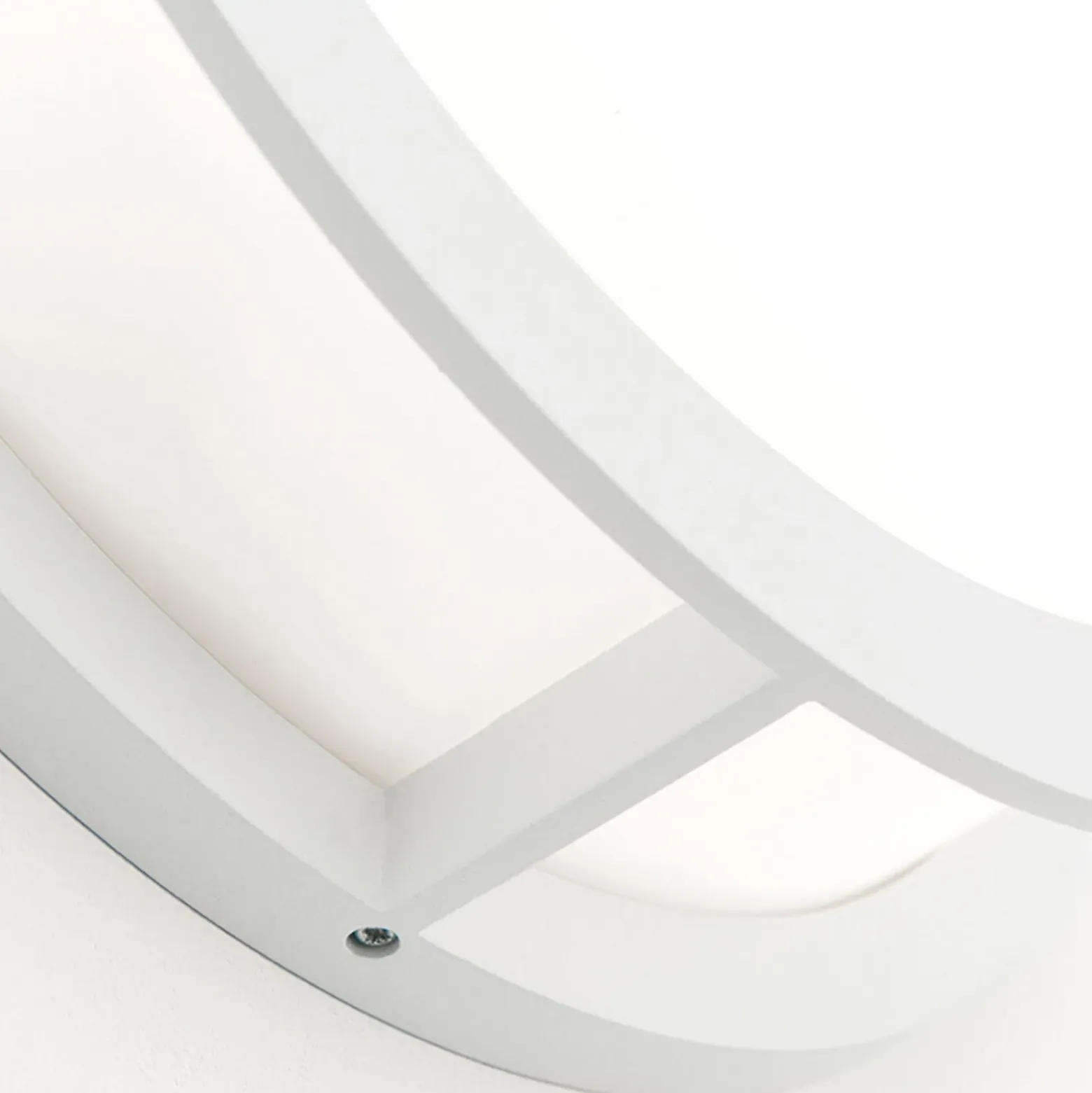 Aplique de exterior Henry, Ø 30cm blanco