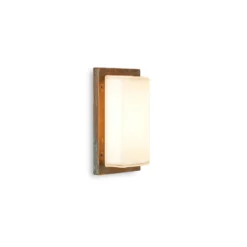 Aplique de exterior Ice Cubic 3410, latón antiguo