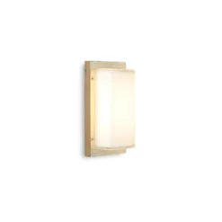 Aplique de exterior Ice Cubic 3410, latón natural