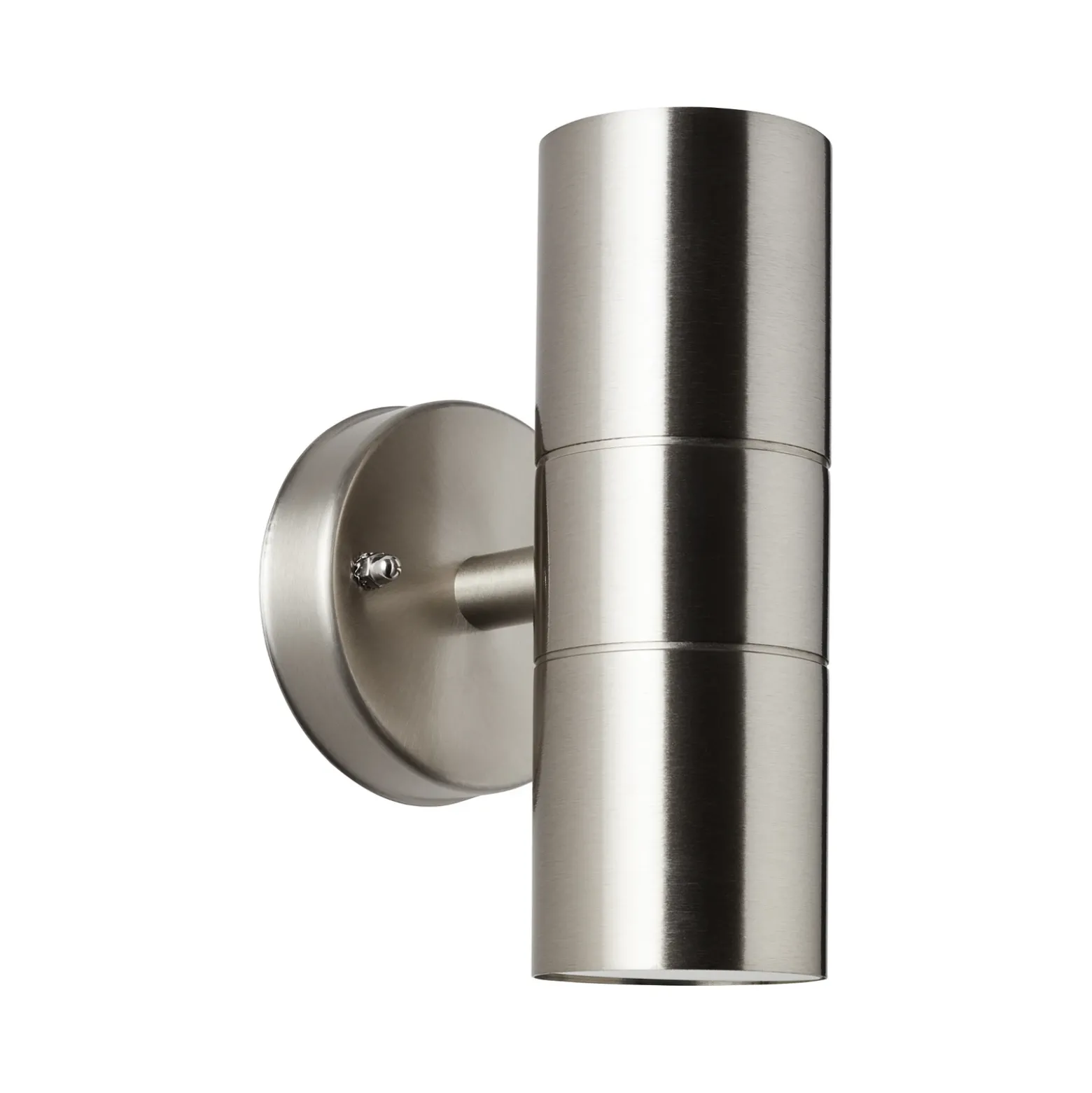 Aplique de exterior Jandy up/down color acero inoxidable, metal, GU10