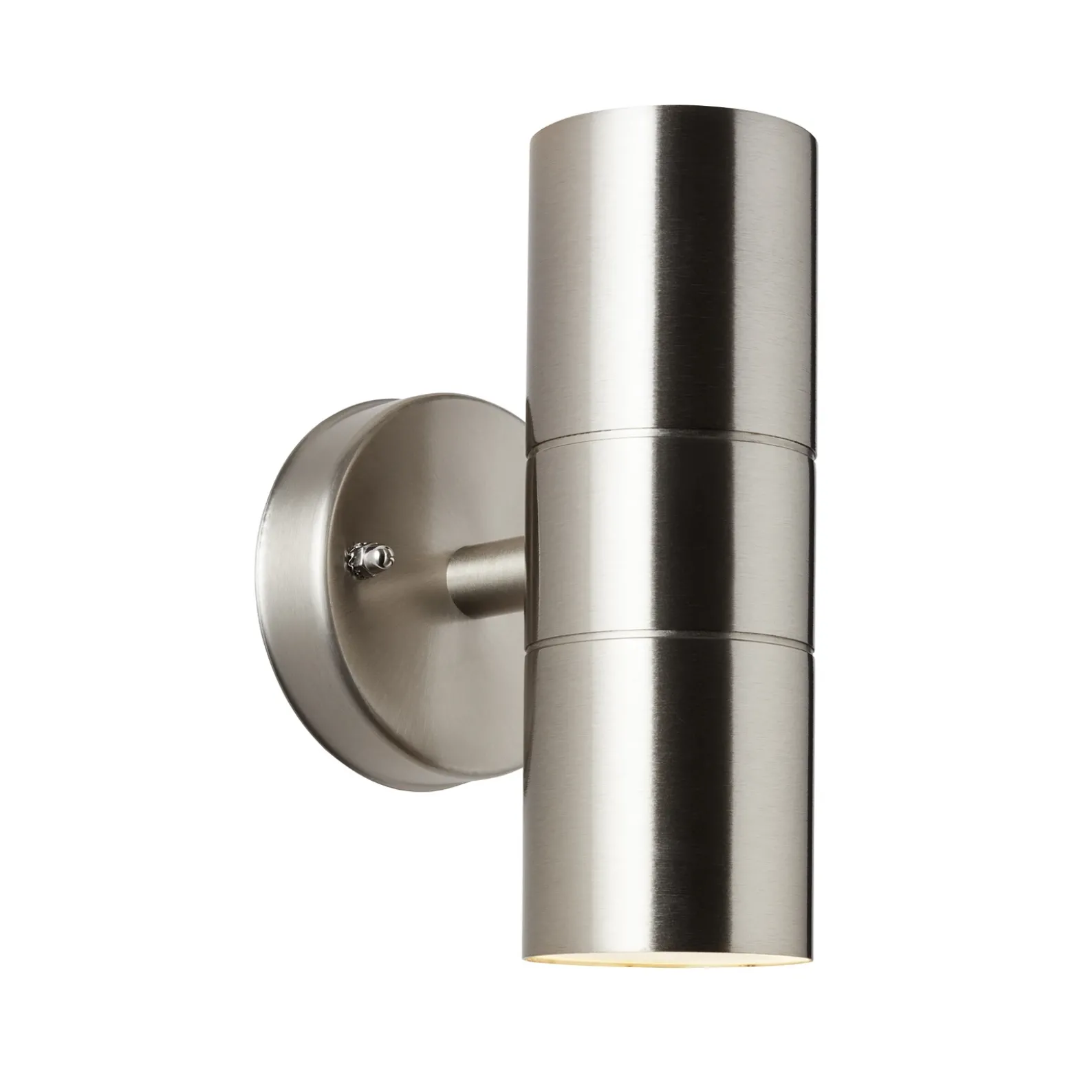 Aplique de exterior Jandy up/down color acero inoxidable, metal, GU10