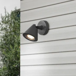 Aplique de exterior Kaveri de aluminio, antracita