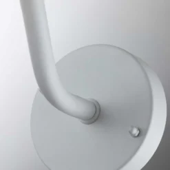 Aplique de exterior Klampenborg, blanca, farol, acero inoxidable, IP44