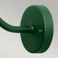 Aplique de exterior Klampenborg, verde, farol, acero inoxidable