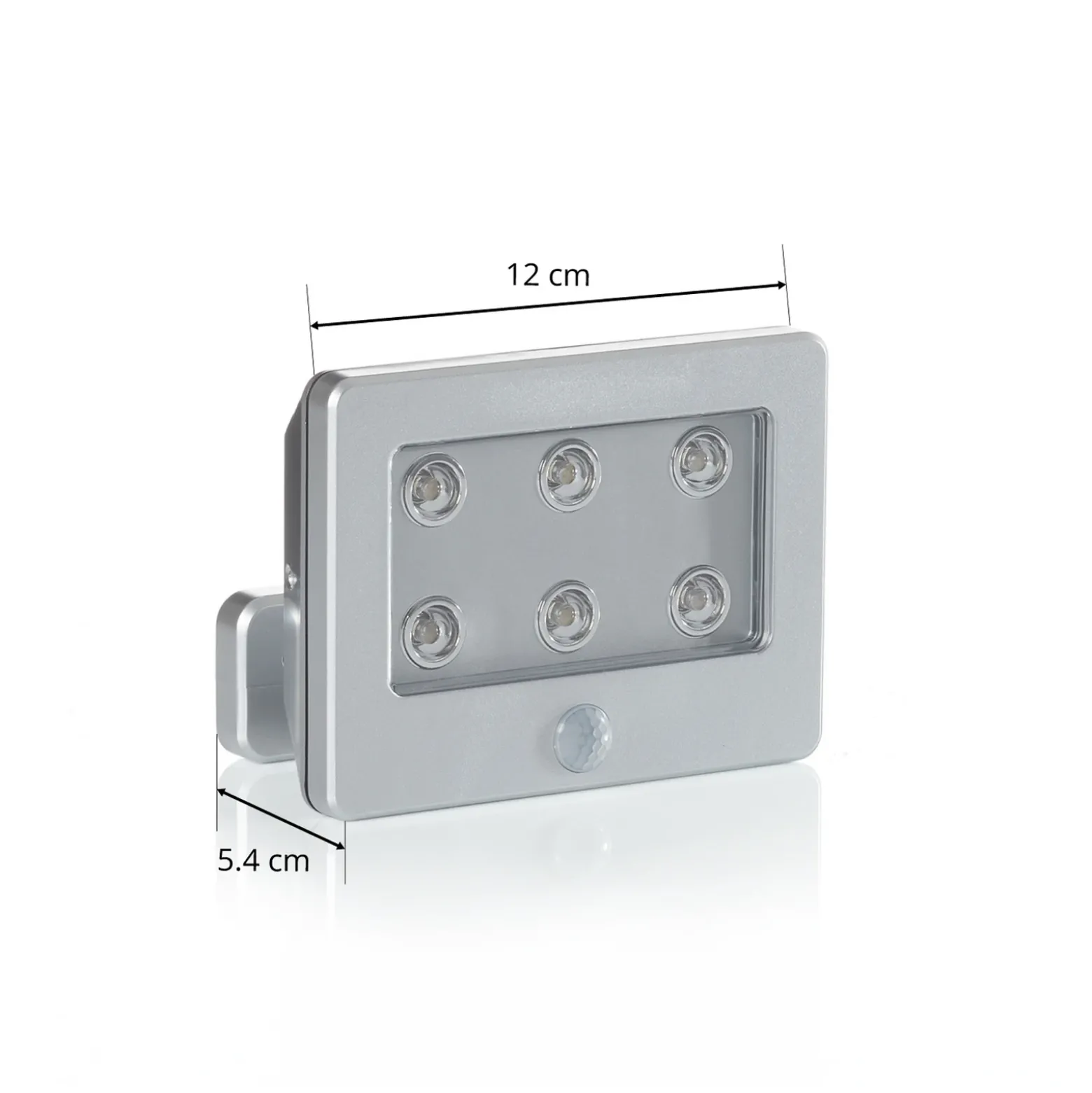 Aplique de exterior Kollig, sensor, funciona con pilas