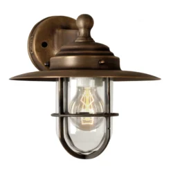 Aplique de exterior Labenne en bronce