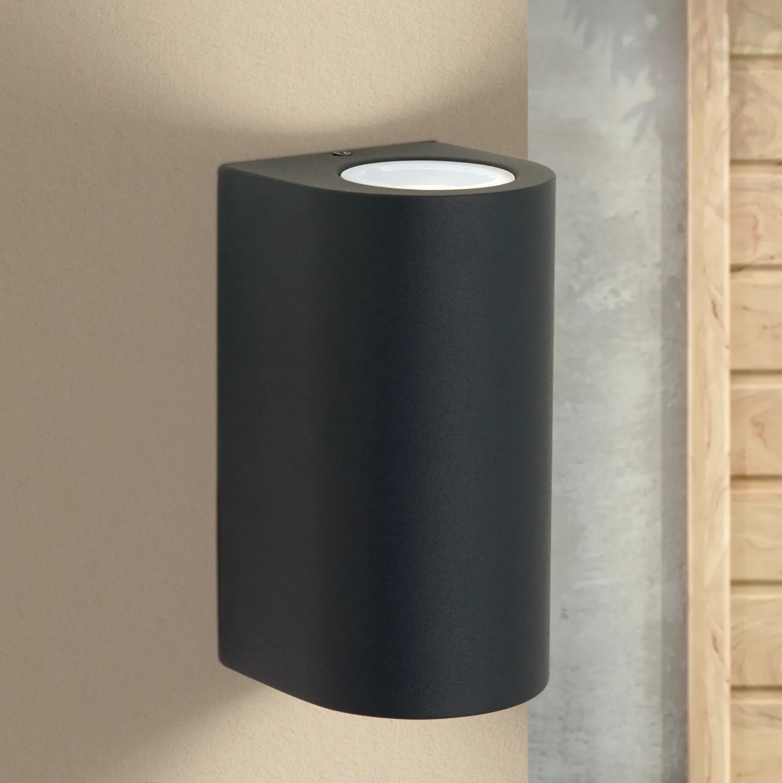 Aplique de exterior Laurenz, up- y downlight