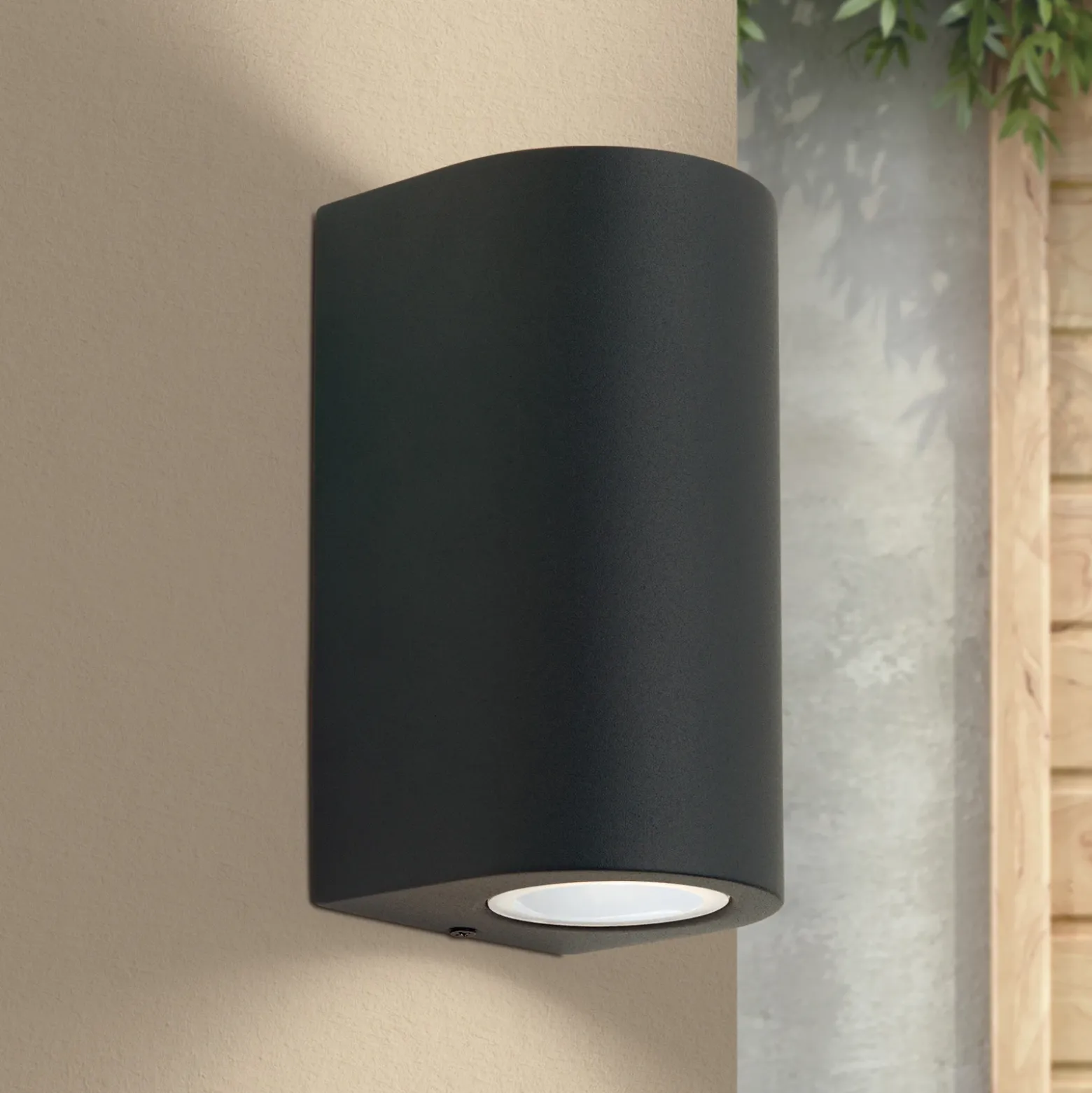 Aplique de exterior Laurenz, up- y downlight