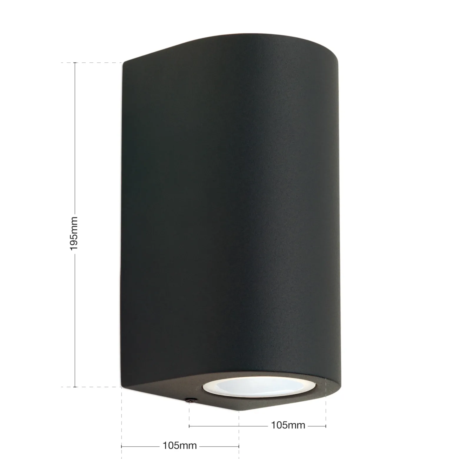 Aplique de exterior Laurenz, up- y downlight