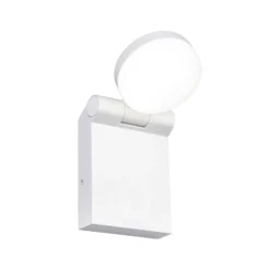 Aplique de exterior LED Adour, blanco mate, orientable, CCT, IP44