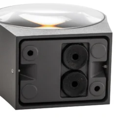 Aplique de exterior LED CMD 9029 con lentes de cristal