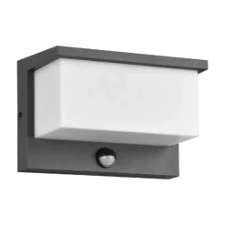 Aplique de exterior LED Nestos, detector de movimiento, IP54