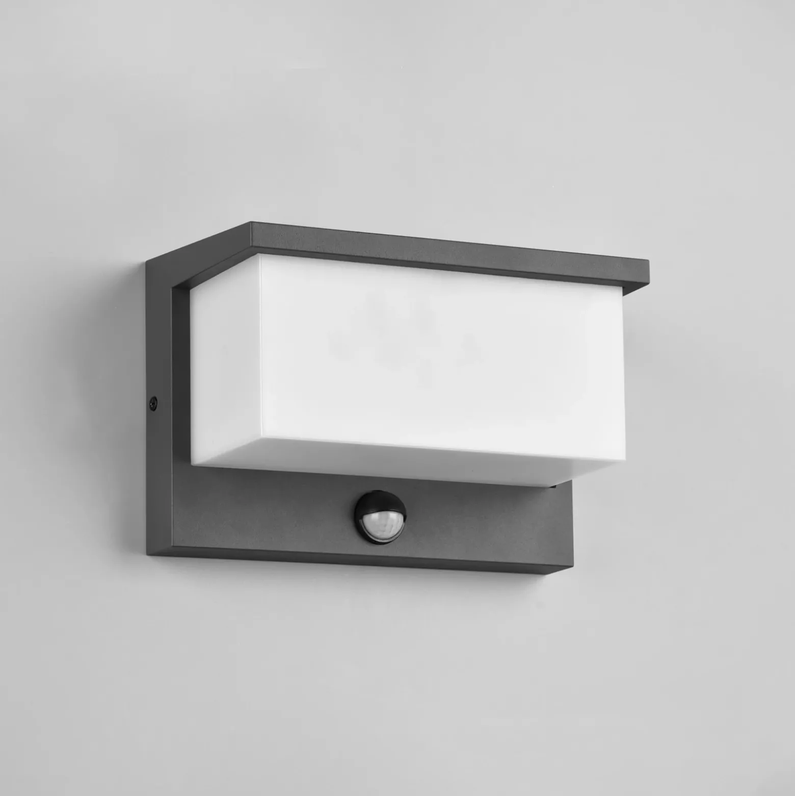Aplique de exterior LED Nestos, detector de movimiento, IP54