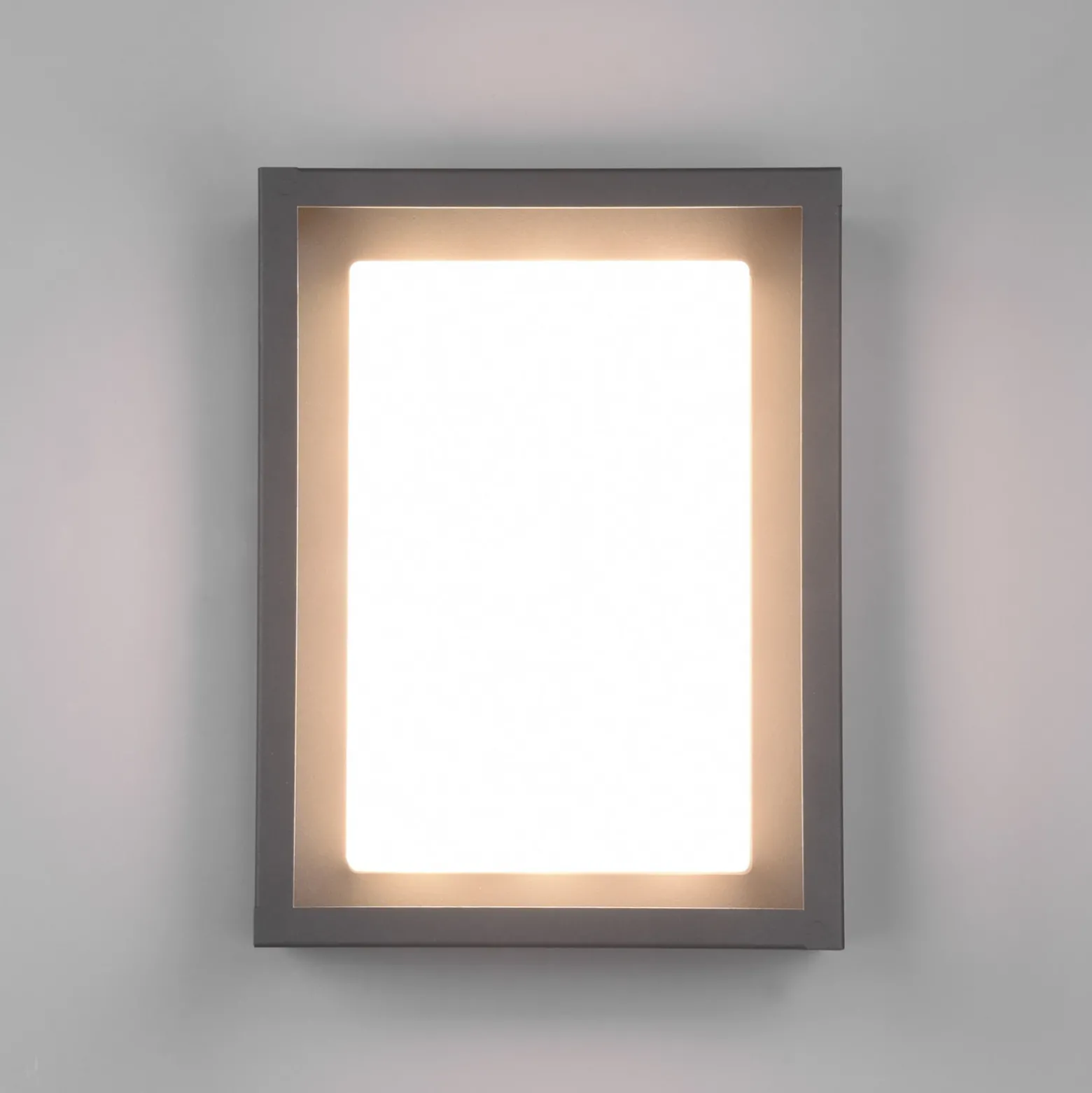 Aplique de exterior LED Witham, IP54, CCT, antracita
