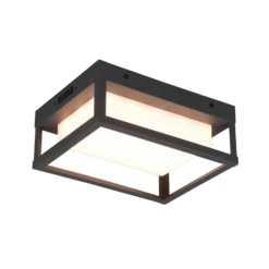 Aplique de exterior LED Witham, IP54, CCT, antracita