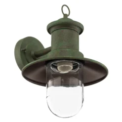 Aplique de exterior Leonie verde vintage