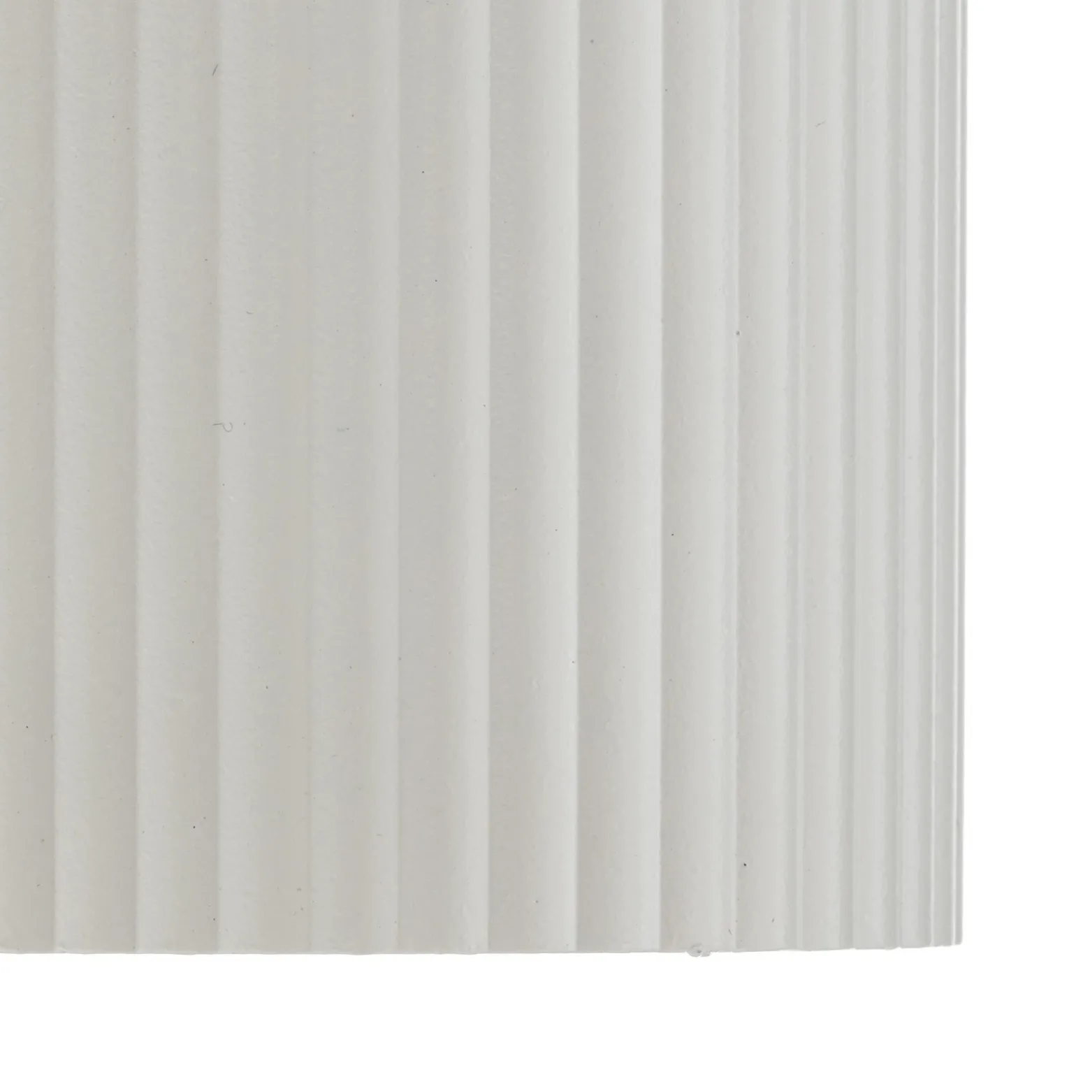 Aplique de exterior Lindby Aluvo, blanco, 16 cm, IP65, estriado