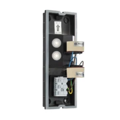 Aplique de exterior Lindby Aluvo, antracita, 16 cm, IP65 Riffel