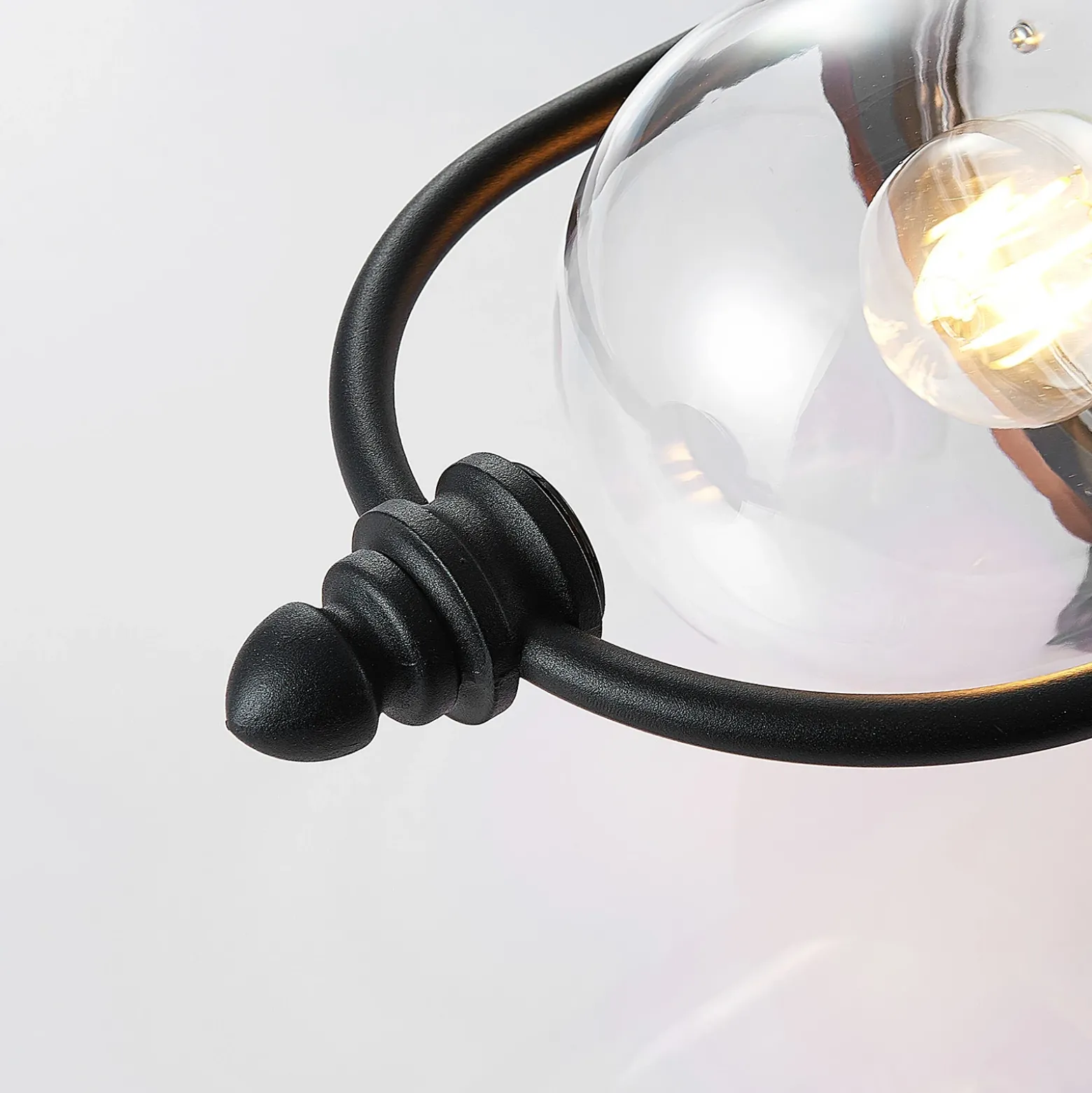 Aplique de exterior Lindby Clint, cobre, luz hacia abajo, IP44