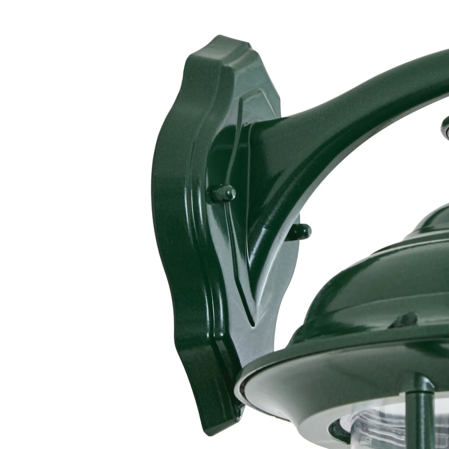 Aplique de exterior Lindby Clint, verde, luz hacia abajo, IP44