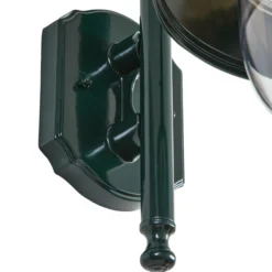 Aplique de exterior Lindby Daphne, verde, metal, E27, IP44