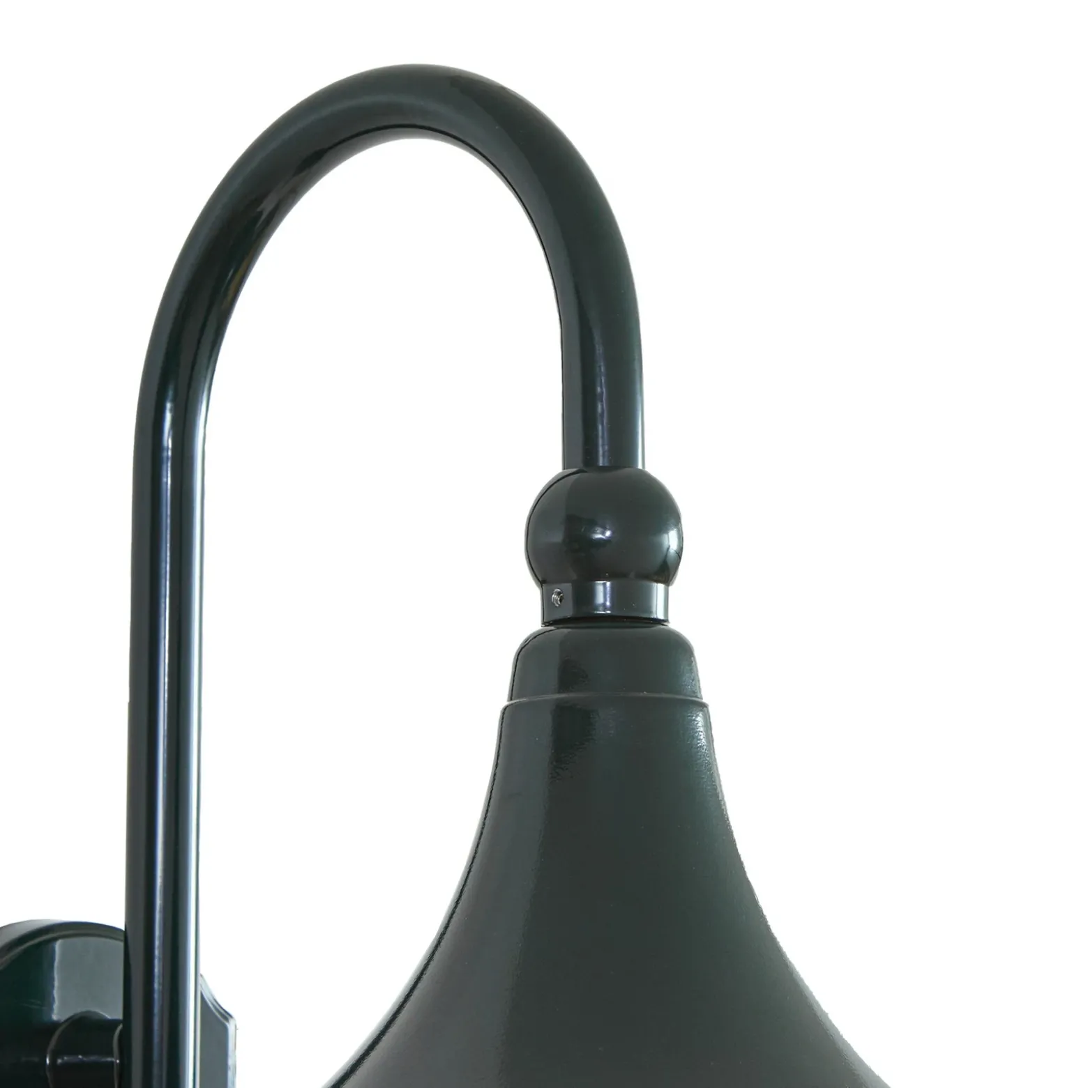 Aplique de exterior Lindby Daphne, verde, metal, E27, IP44