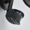 Aplique de exterior Lindby Daphne, negro antiguo, con sensor, E27