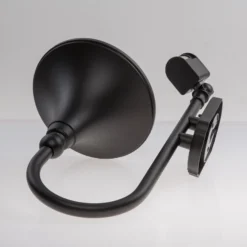 Aplique de exterior Lindby Daphne, negra, con sensor, de metal, E27
