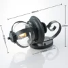 Aplique de exterior Lindby Farley, 40 cm, gris oscuro, IP44, E27