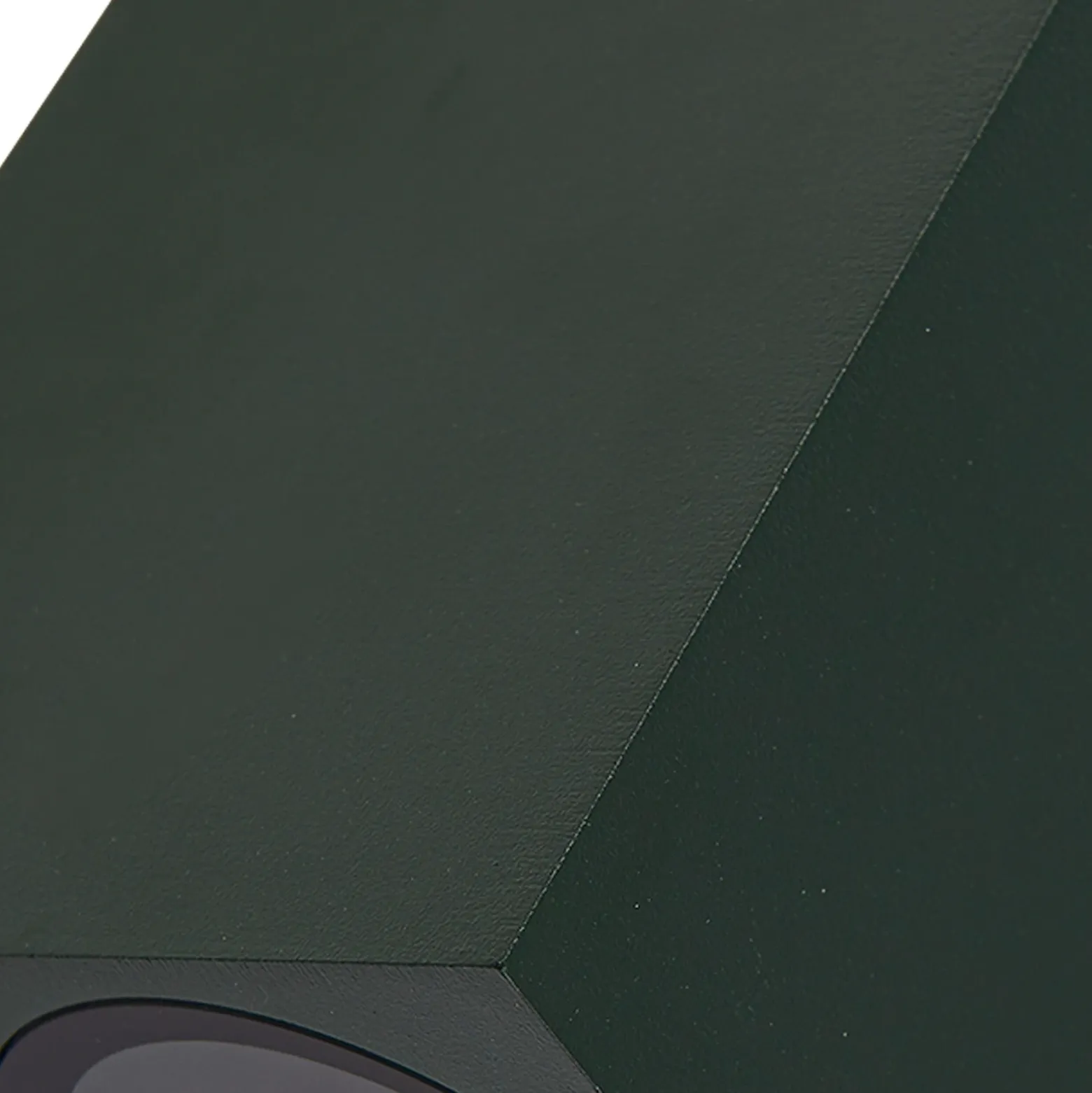Aplique de exterior Lindby Fijona, verde oscuro, aluminio, altura 15 cm
