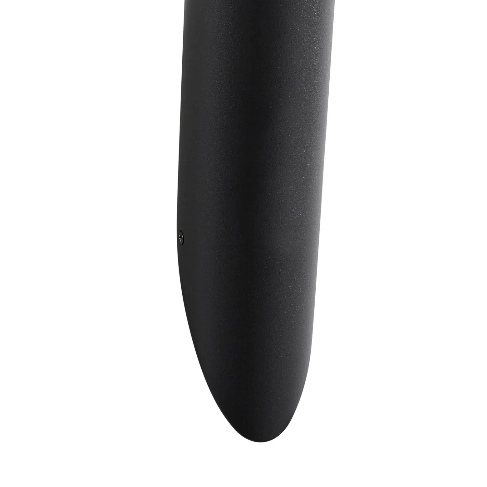 Aplique de exterior Lindby Gavros, 45 cm, negro, aluminio