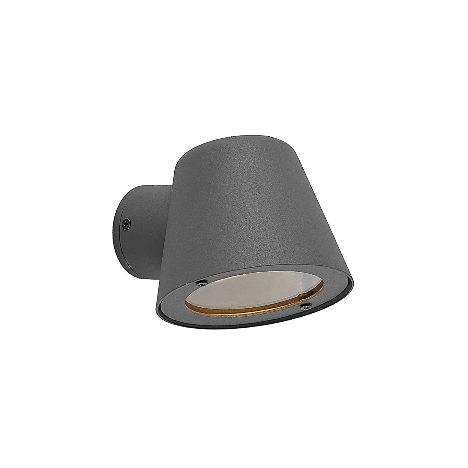 Aplique de exterior Lindby Ileyna, antracita, metal, 15 cm