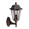 Aplique de exterior Lindby Lamina, portalámpara superior, farol, E27
