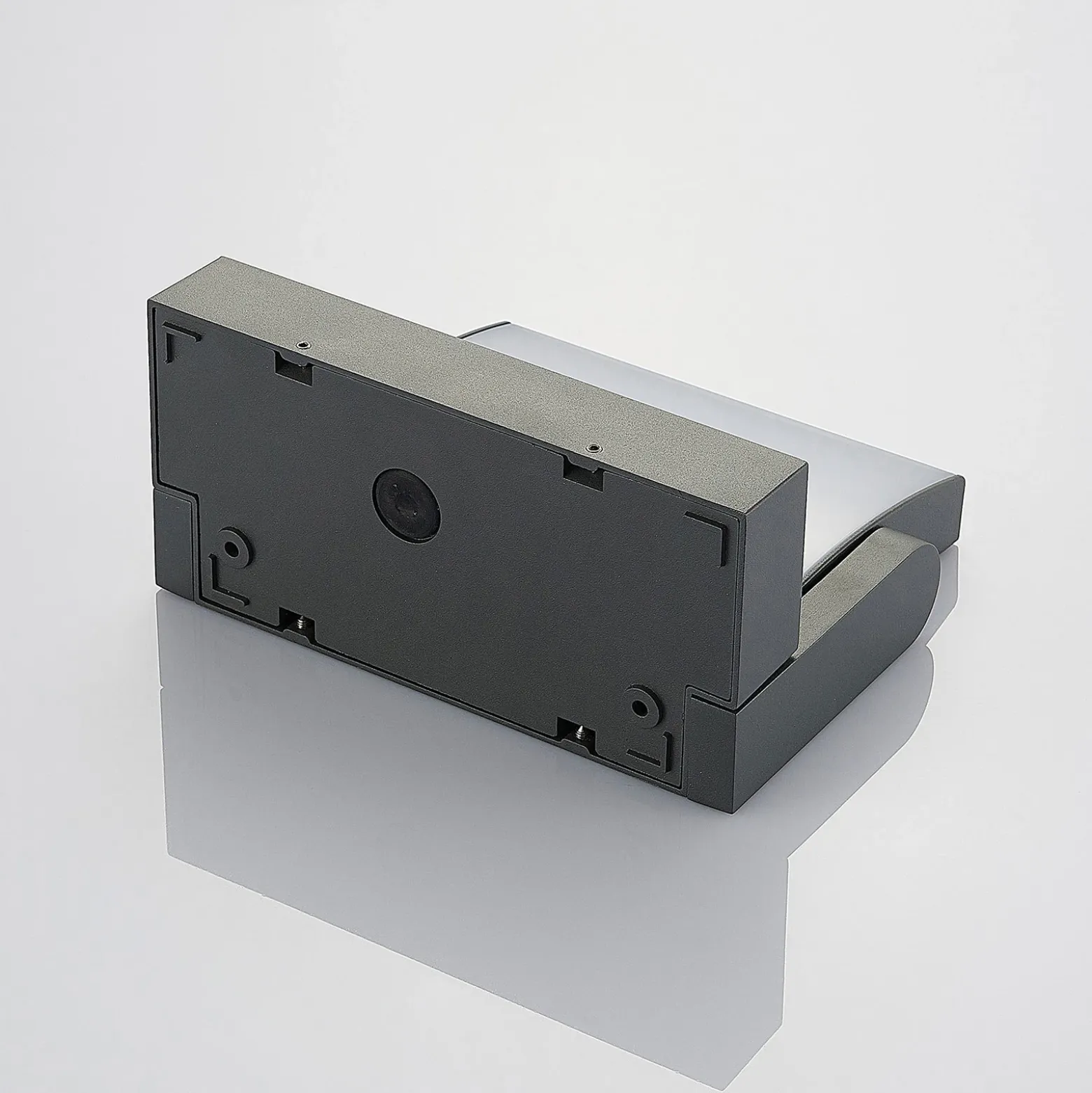 Aplique de exterior Lindby LED Sherin, set de 2, orientable, sensor