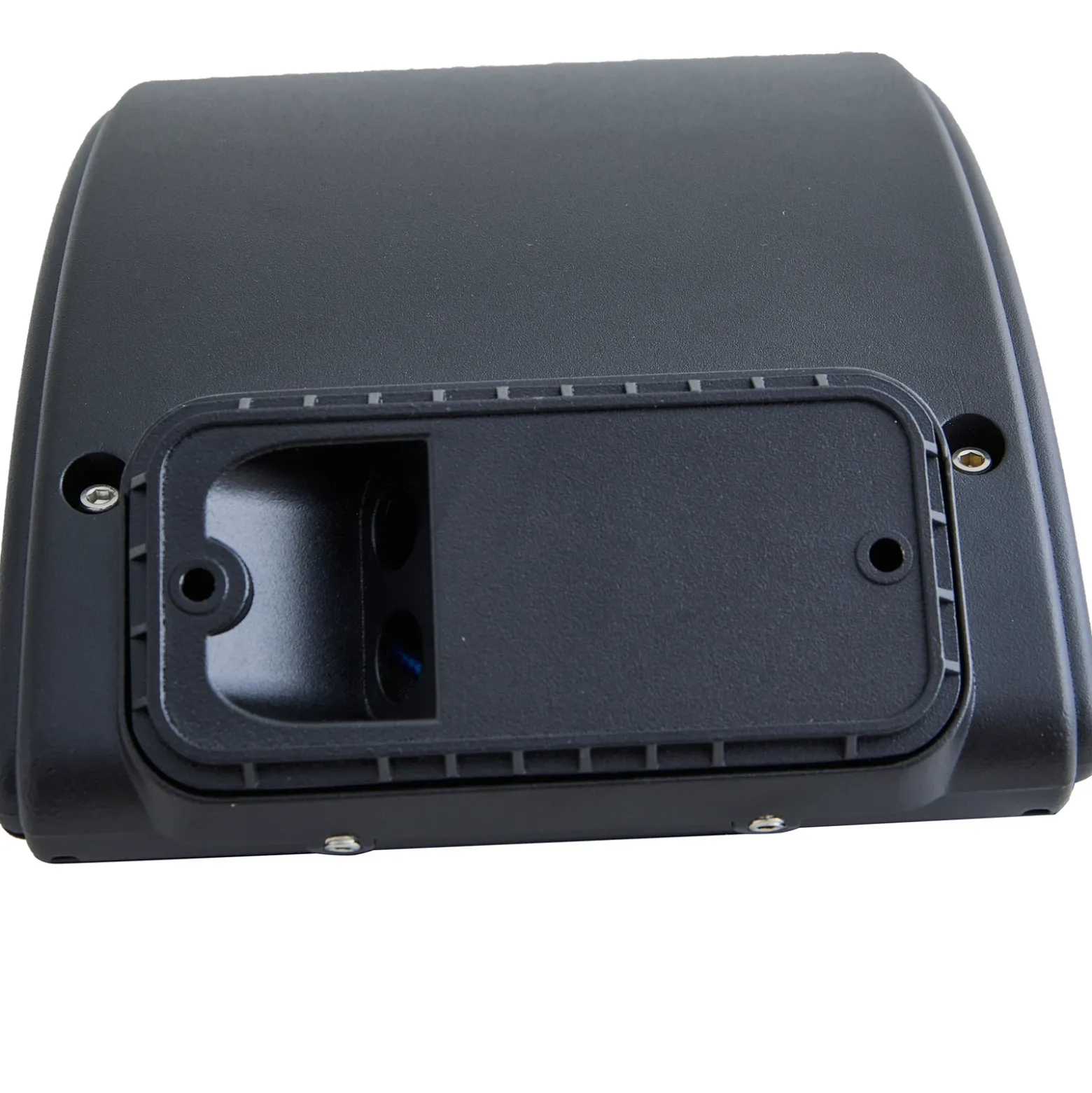 Aplique de exterior Lindby LED Radane, gris oscuro, angular, IP54