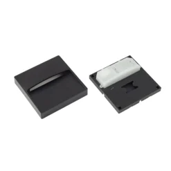 Aplique de exterior Lindby LED Elissa, negro, plástico, CCT