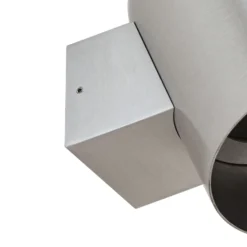 Aplique de exterior Lindby Lupil, aluminio, metal, GU10, IP44