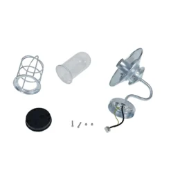 Aplique de exterior Lindby Naleta, de acero galvanizado