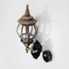 Aplique de exterior Lindby Nadesha, altura 47 cm, dorado cepillado