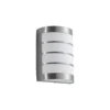 Aplique de exterior Lindby Noyan, 22 cm, acero inoxidable, IP44, E27