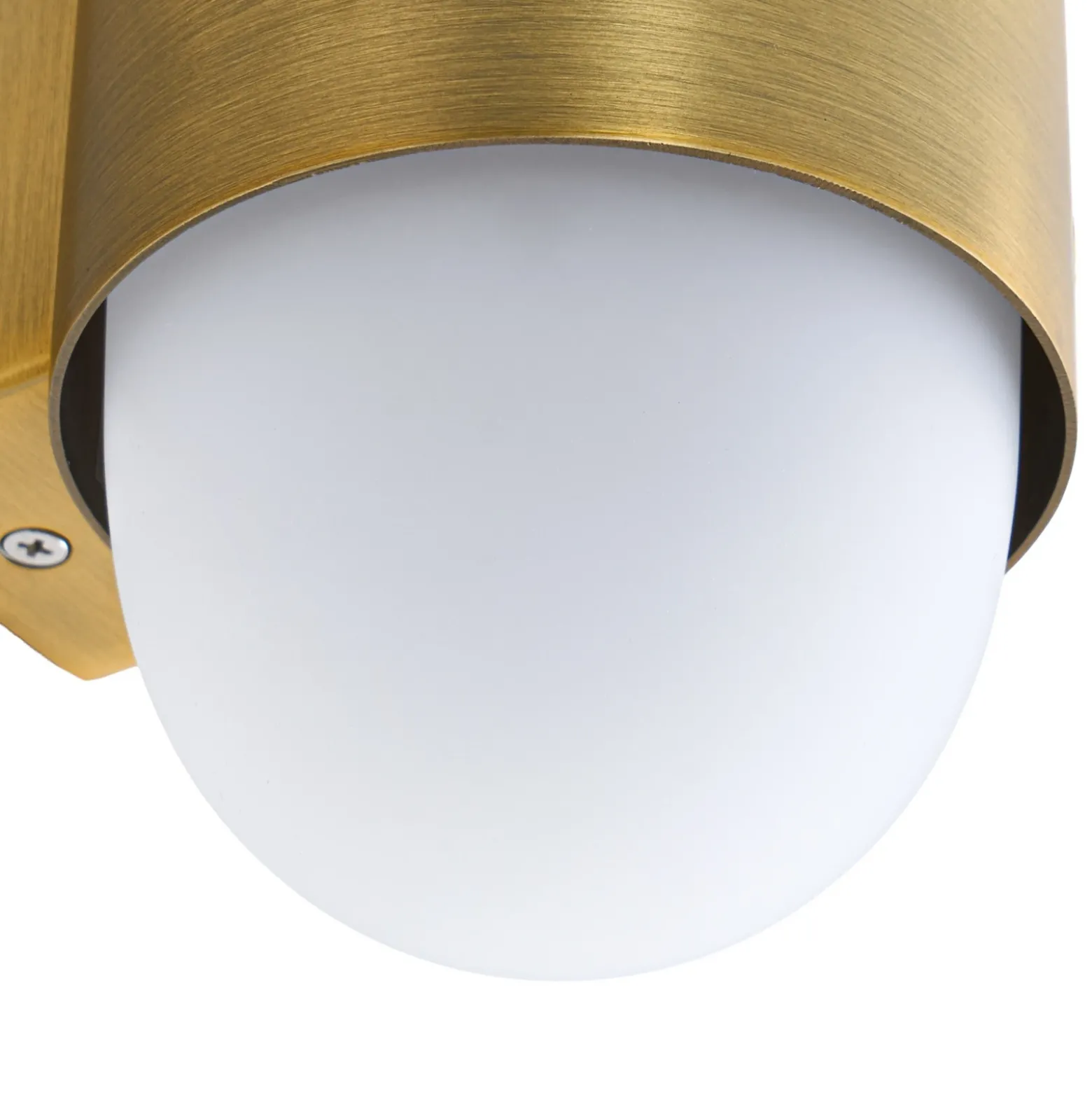 Aplique de exterior Lindby Pilva, latón, metal, IP44, E27