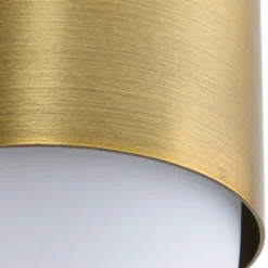 Aplique de exterior Lindby Pilva, latón, metal, IP44, E27