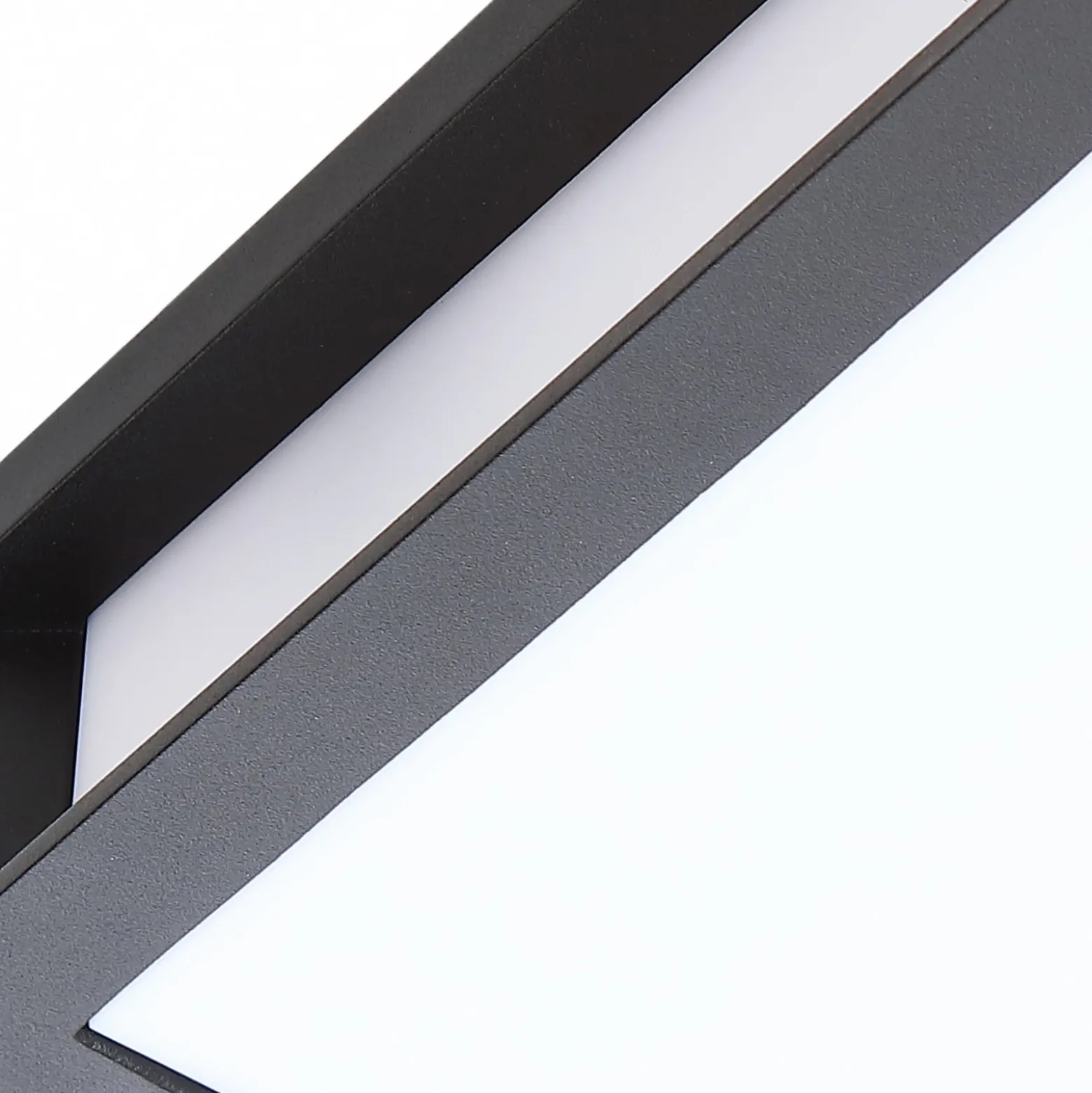Aplique de exterior Lindby Sivana, negro, aluminio, 26 cm x 26 cm