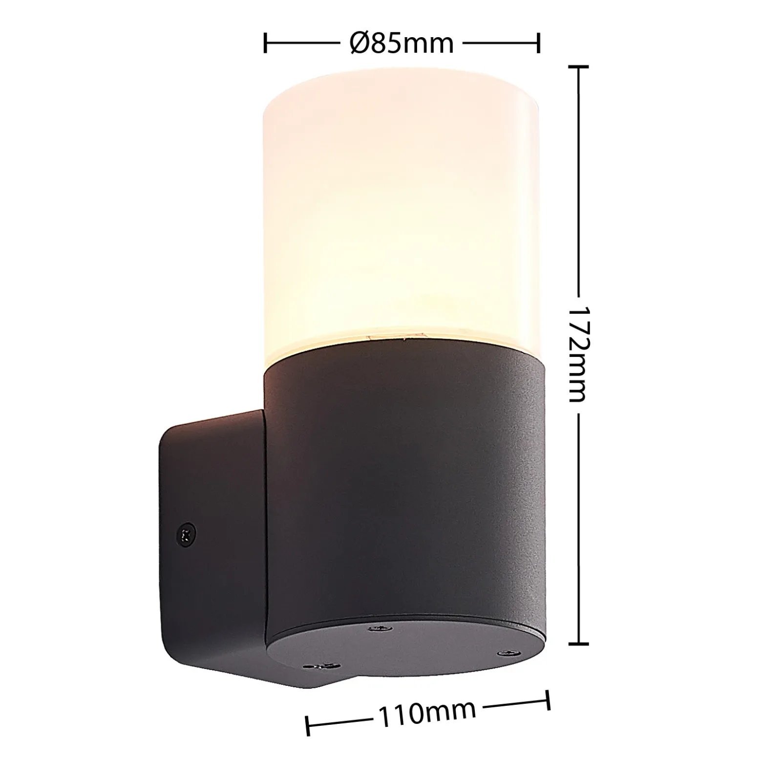 Aplique de exterior Lindby Tabyn, de 1 luz