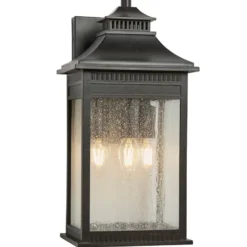 Aplique de exterior Livingston grande, alto 42cm