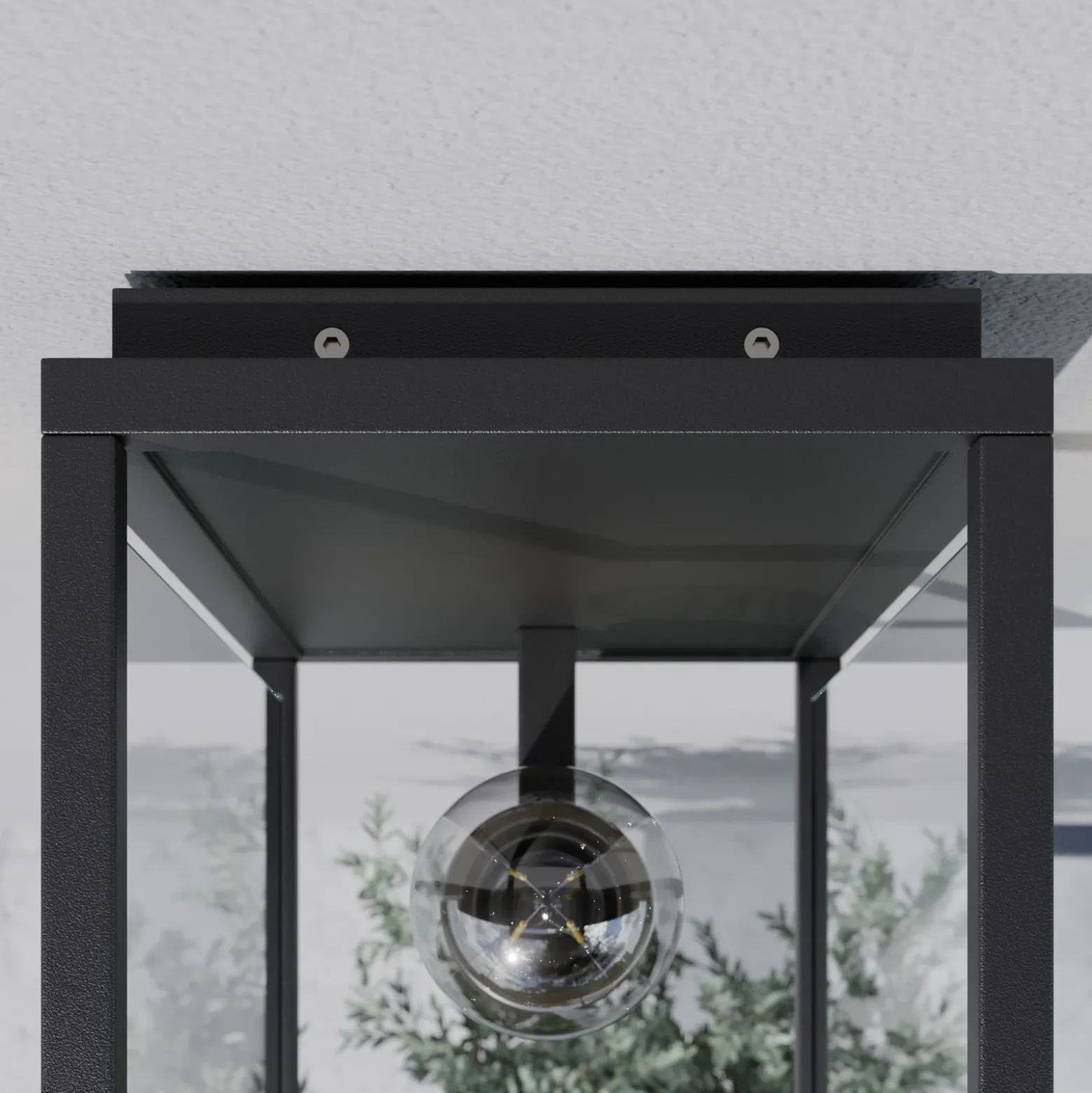 Aplique de exterior Lucande Annalea, 30 cm, 1 luz, IP54