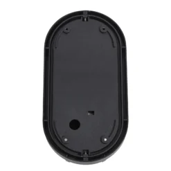 Aplique de exterior Lucande Serine, 27,1 cm, negro, aluminio